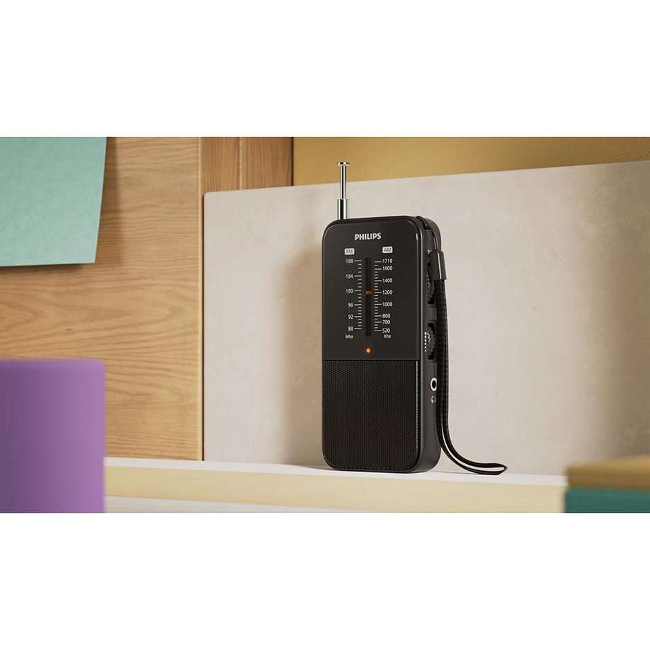 Philips TAR1509/00 Cuffie Wireless Bluetooth ad Alta Risoluzione Nero