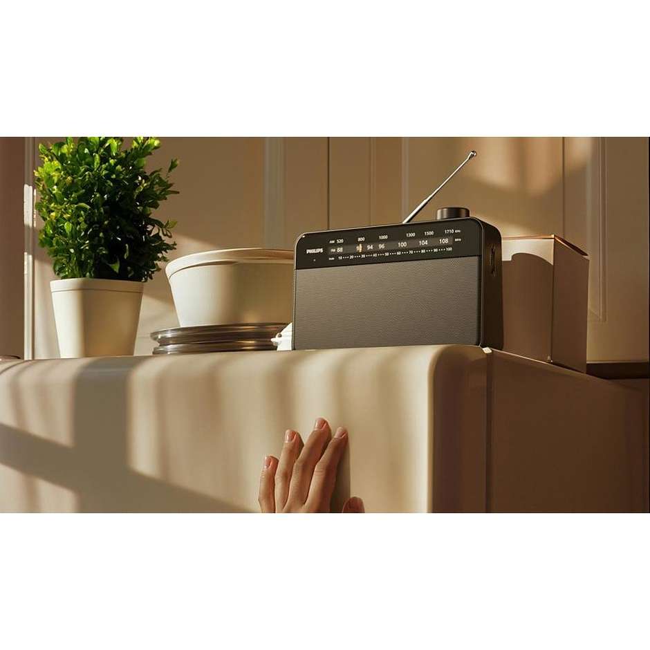 Philips TAR2509/00 Cuffie Wireless Bluetooth ad Alta Risoluzione Nero