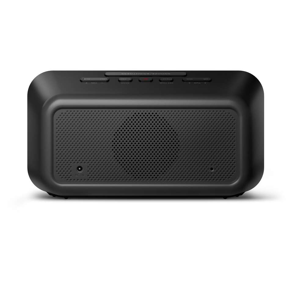 Philips TAR3306/12 Radiosveglia Digitale FM 2 Sveglie Snooze Display LED Nero
