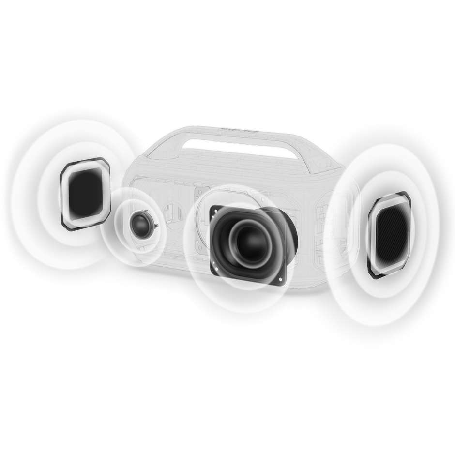 Philips TAS7000EB Altoparlante Portatile Bluetooth 50W IP67 Nero