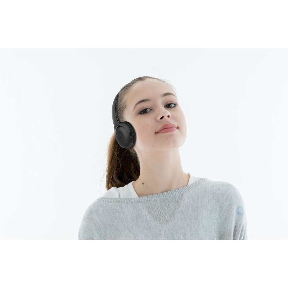 Philips TAUH202BK/00 Cuffie Wireless Bluetooth ad Alta Risoluzione Nero