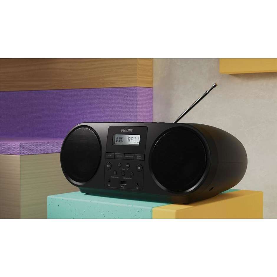 PHILIPS TAZ6000/10 Radio Portatile Multibanda AM / FM Colore Black