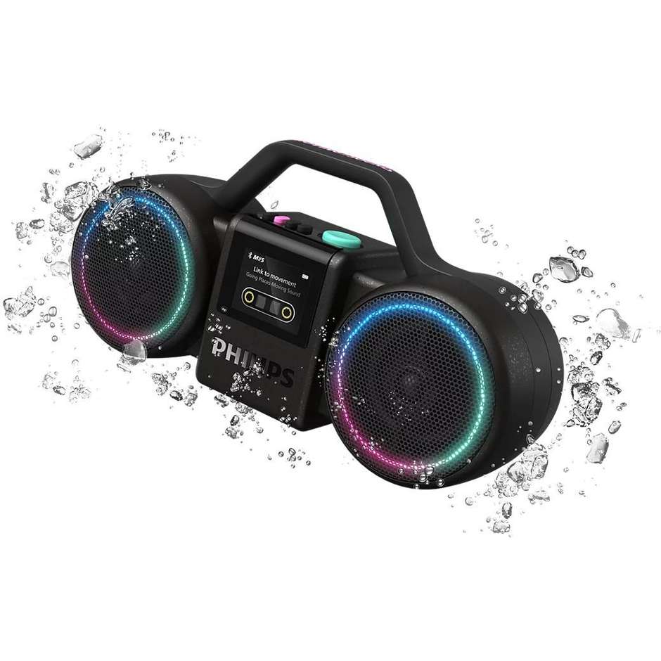 Philips The Roller TAMS60B/00 Speaker Bluetooth 60 W RMS IP67 nero