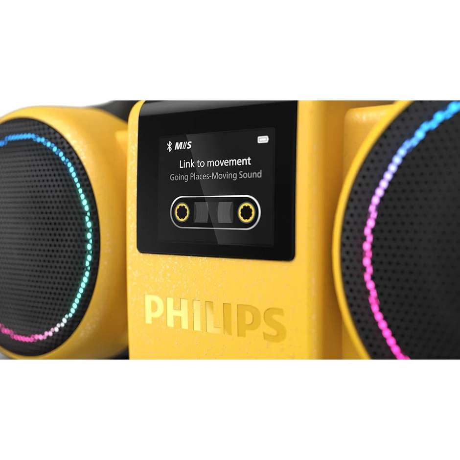 Philips The Roller TAMS60Y/00 Speaker Bluetooth 60 W RMS IP67 giallo