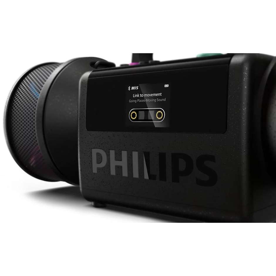 Philips The Tube TAMS80B/00 Speaker Bluetooth 140 W RMS IP67 nero
