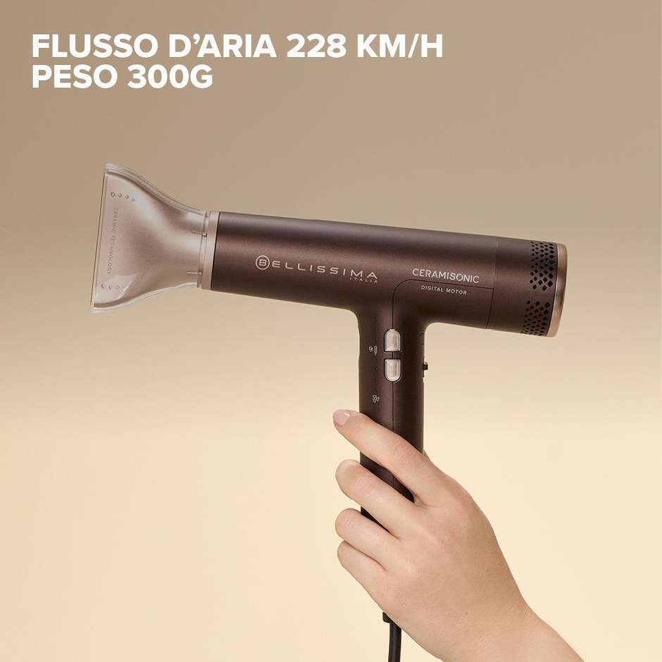 phon digit. ceramisonic 1700w 3 temp 3 vel + diff