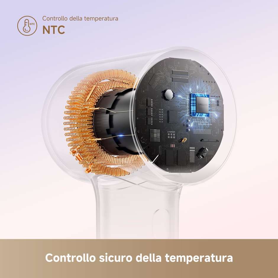 phon mini flow 1200 w 5 temp 2 vel bianco