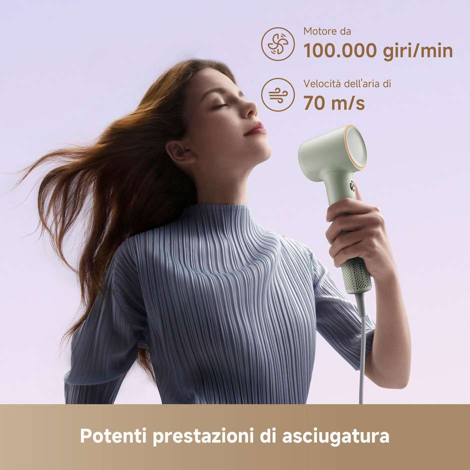 phon mini flow 1200 w 5 temp 2 vel verde