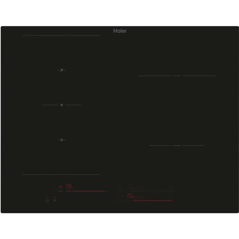 piano induz 65cm 2z +1flexi nero wifi vano48cm
