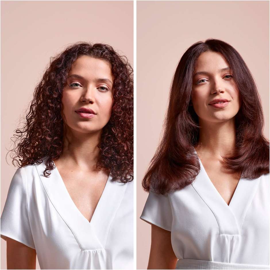 piastra styling liscia e asciuga amber silk 14343