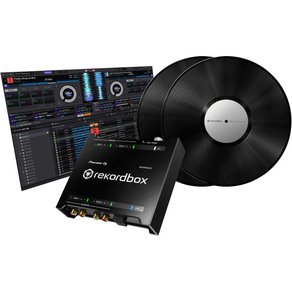 Pioneer INTERFACE 2 Convertitore Audio USB-B per rekordbox DVS Nero