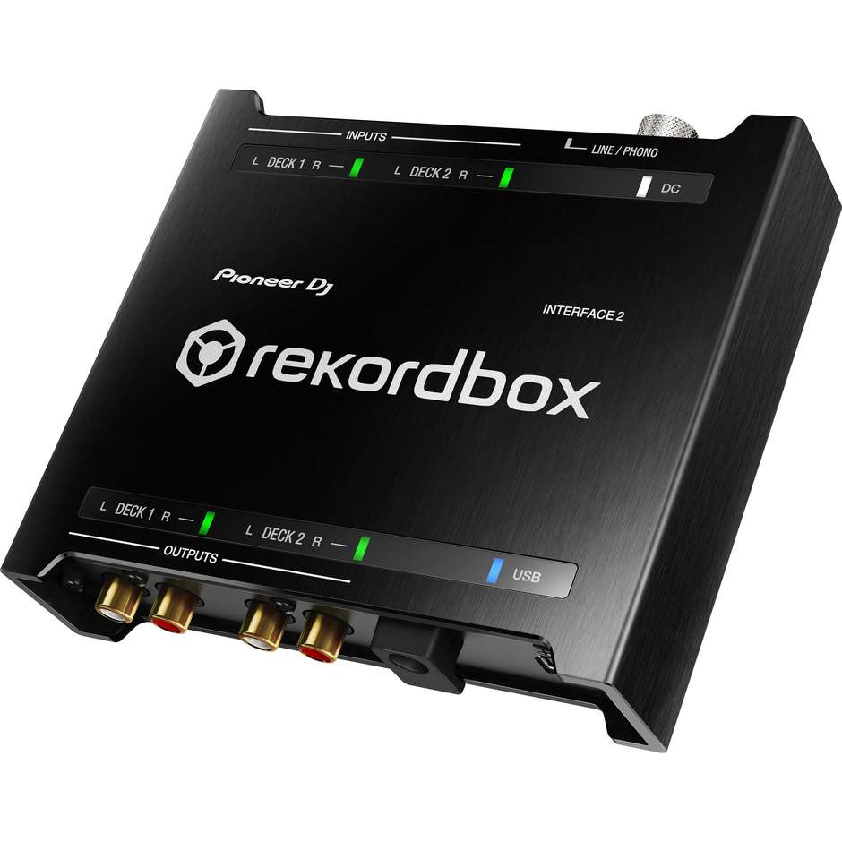 Pioneer INTERFACE 2 Convertitore Audio USB-B per rekordbox DVS Nero