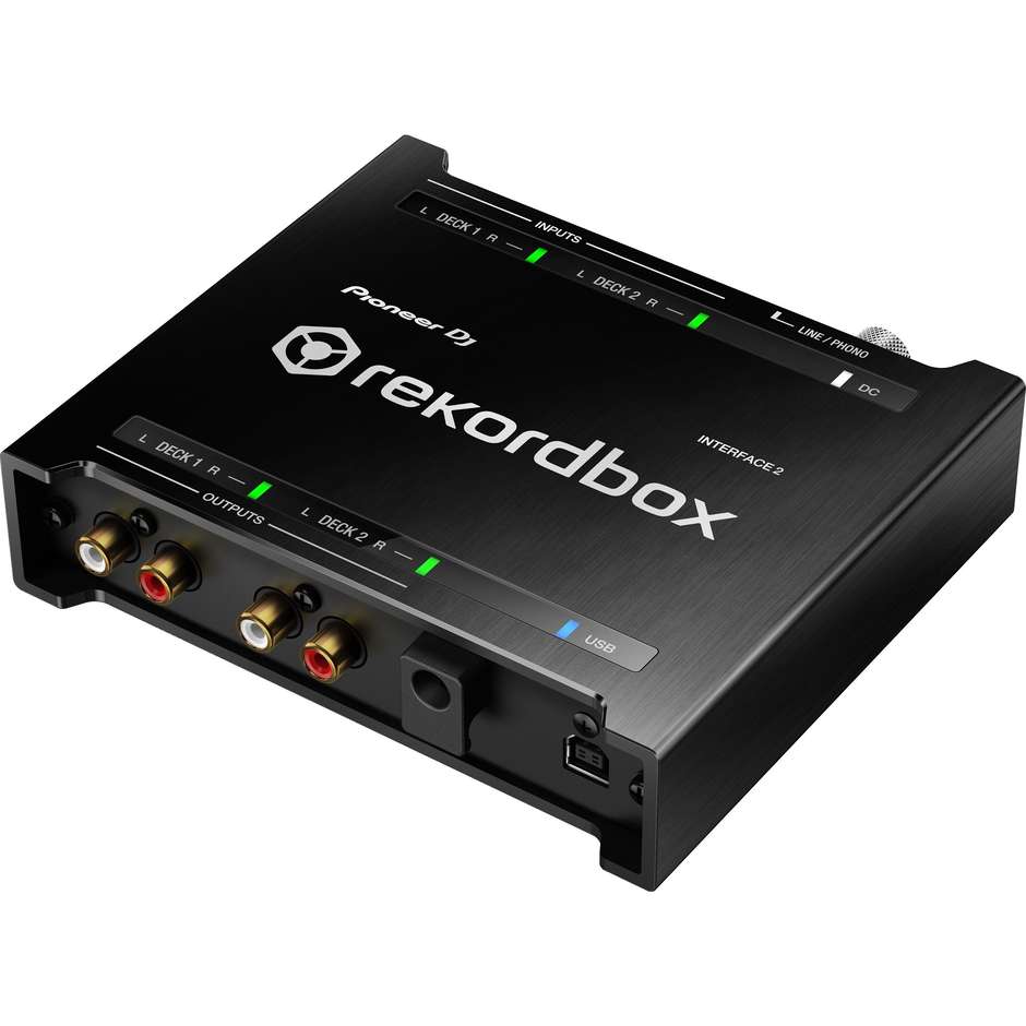 Pioneer INTERFACE 2 Convertitore Audio USB-B per rekordbox DVS Nero