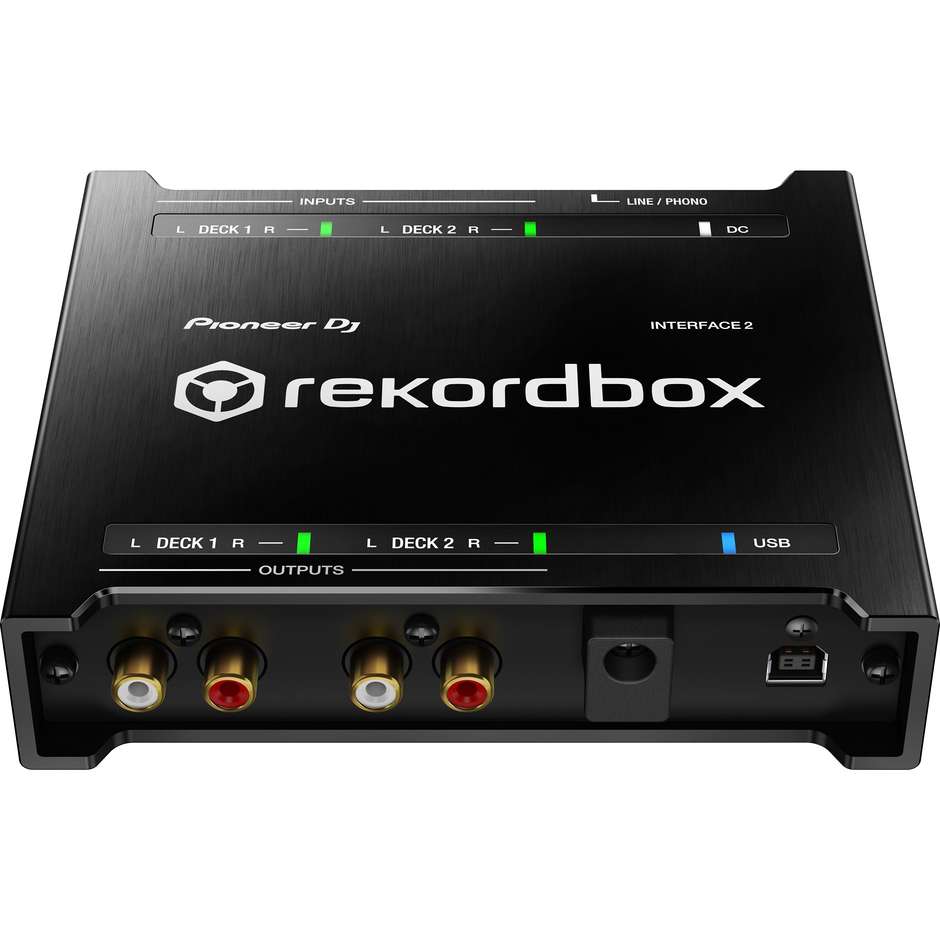 Pioneer INTERFACE 2 Convertitore Audio USB-B per rekordbox DVS Nero