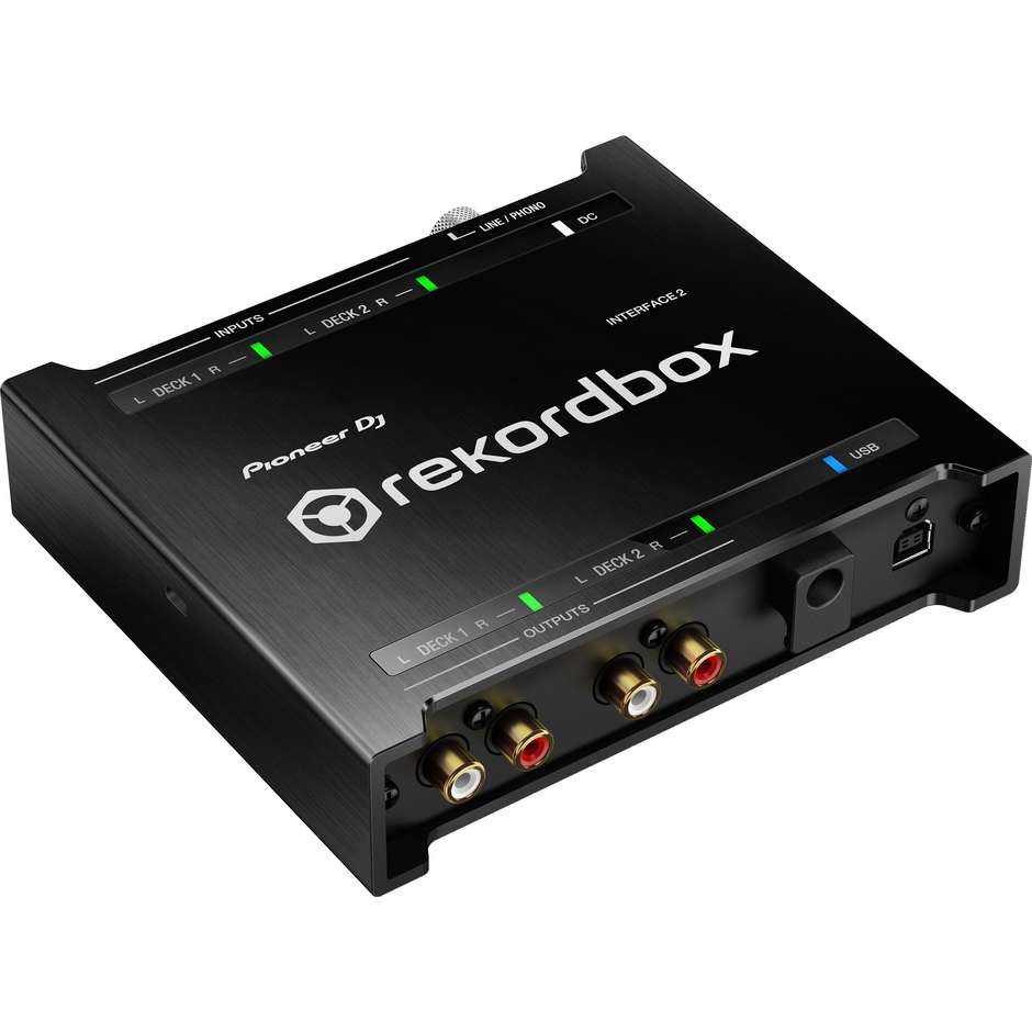 Pioneer INTERFACE 2 Convertitore Audio USB-B per rekordbox DVS Nero