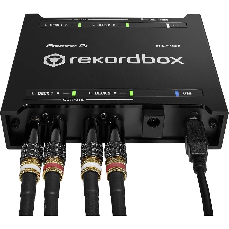 Pioneer INTERFACE 2 Convertitore Audio USB-B per rekordbox DVS Nero