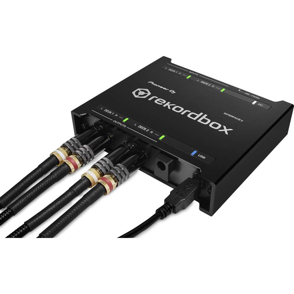 Pioneer INTERFACE 2 Convertitore Audio USB-B per rekordbox DVS Nero