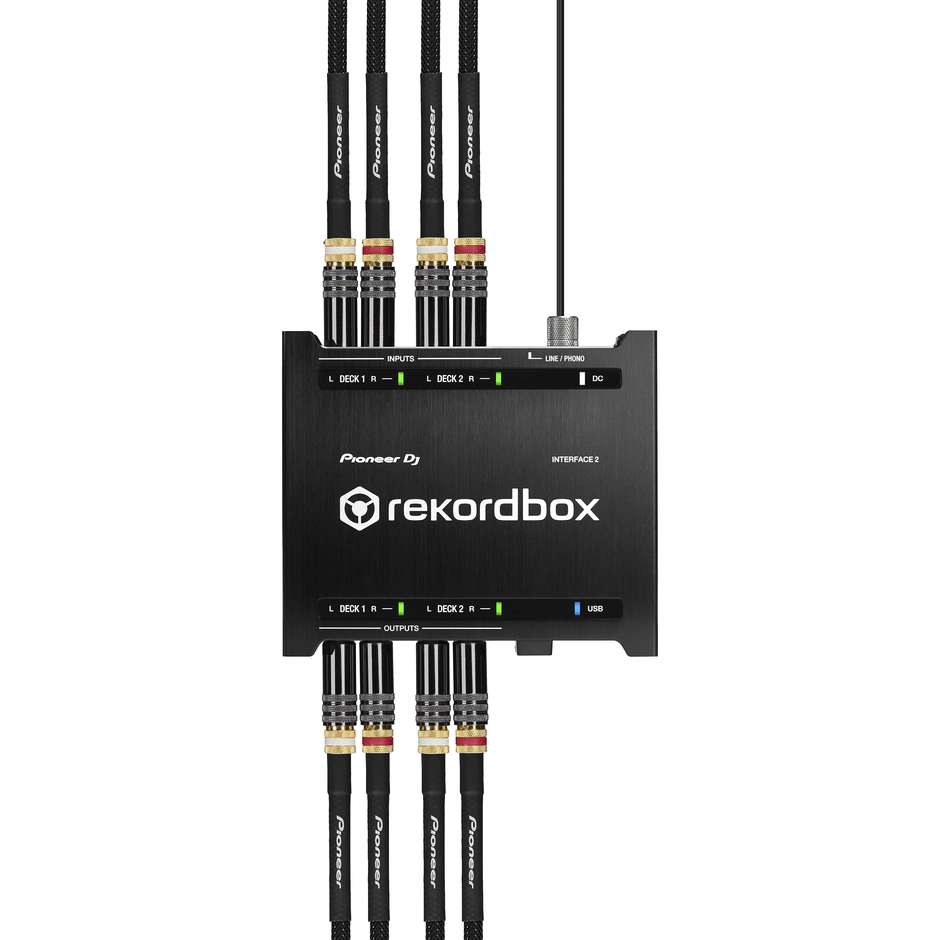 Pioneer INTERFACE 2 Convertitore Audio USB-B per rekordbox DVS Nero