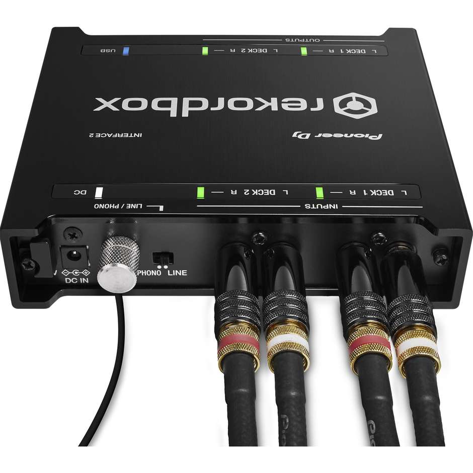 Pioneer INTERFACE 2 Convertitore Audio USB-B per rekordbox DVS Nero