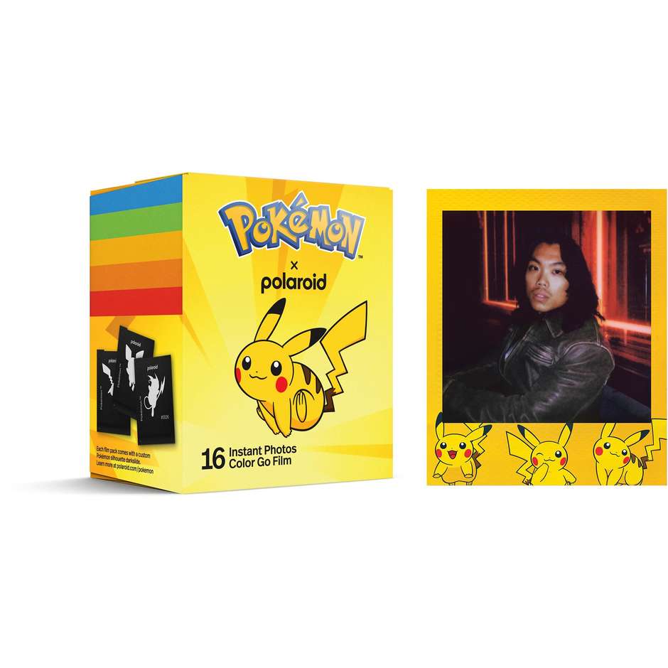 Polaroid Go Film Pokémon Pikachu Pellicola istantanea 16 scatti