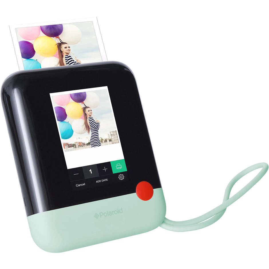 Polaroid POP fotocamera instantanea 20 Megapixel Display 3,97" colore nero e verde