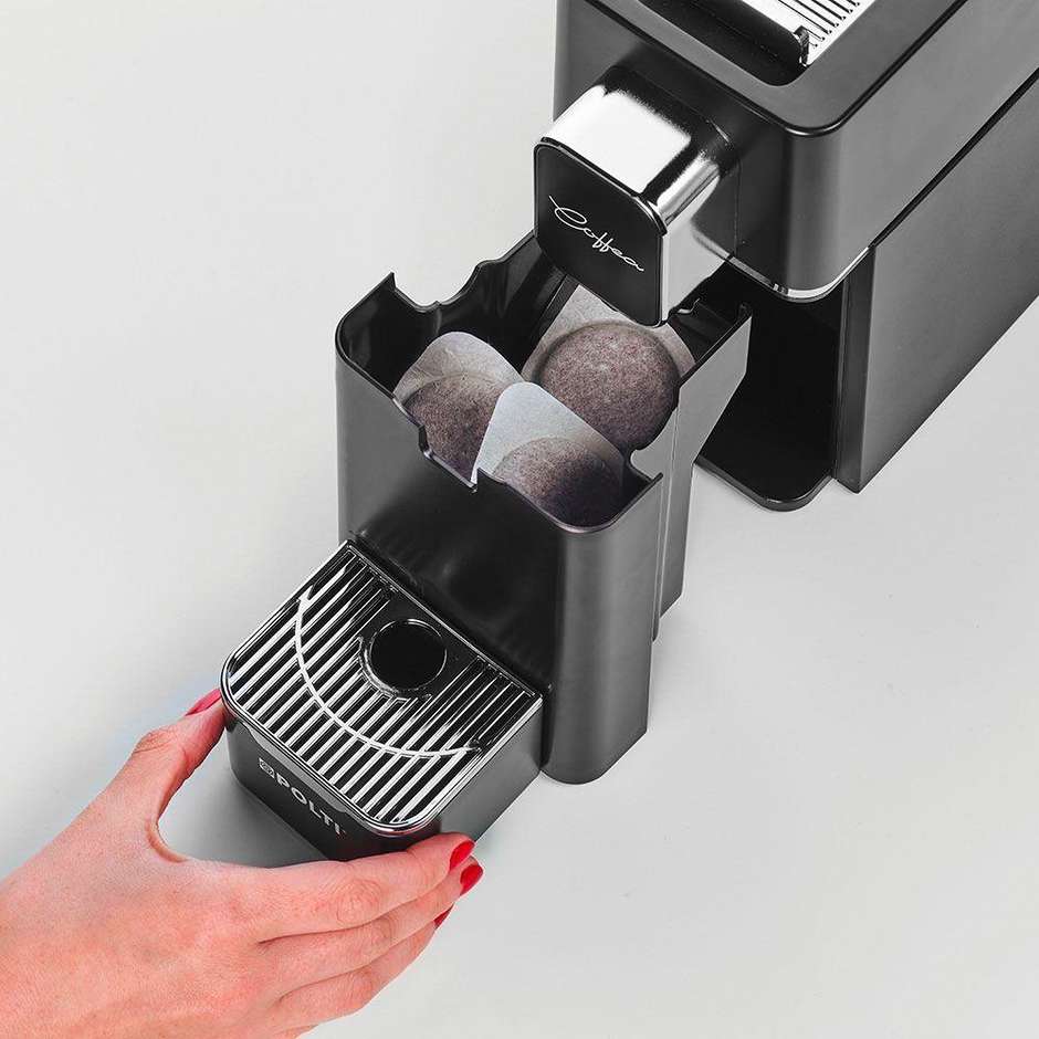 Polti Coffea Macchina per caffè a capsule con KIT 54 cialde E.S.E.