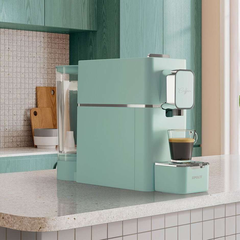 Polti Coffea S15G macchina caffè ESE 1400 W verde, serbatoio 0,85 L
