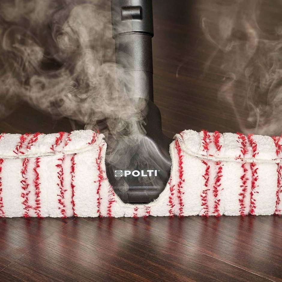 Polti FAV50 Vaporetto Multifloor Pulitore a vapore cilindrico 1,8 L Potenza 1350 W Colore Rosso, Bianco
