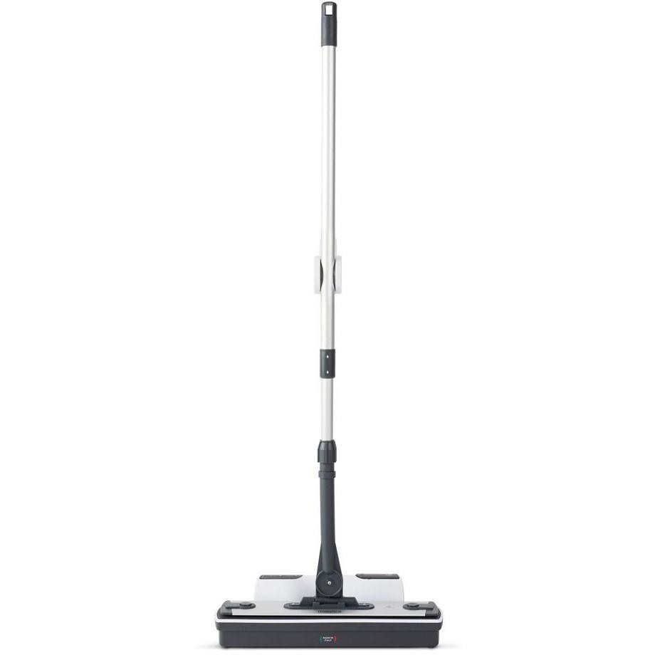 Polti Moppy White Lavapavimenti a Vapore Cordless con Base di Ricarica Vapore e Panno Caldo in Microfibra