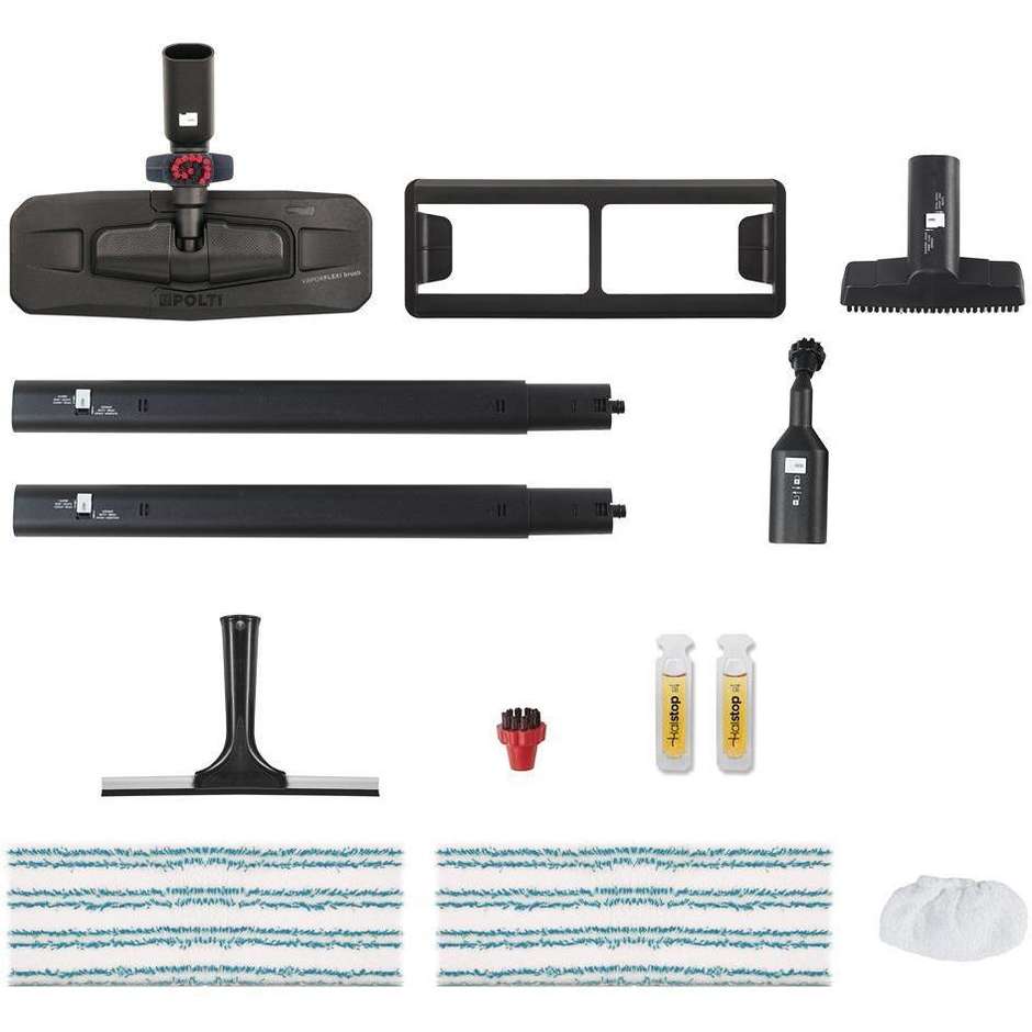 Polti PTEU0279 Pro 85_Flexi Vaporetto Potenza 1100 W colore rosso e nero