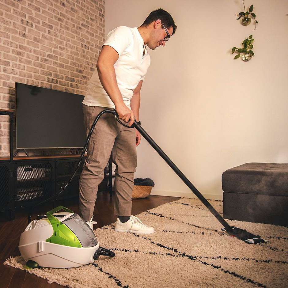 Polti Vaporetto Pro 8X Pulitore a vapore cilindrico + Accessori Potenza 1900 W Colore Nero, Verde, Bianco