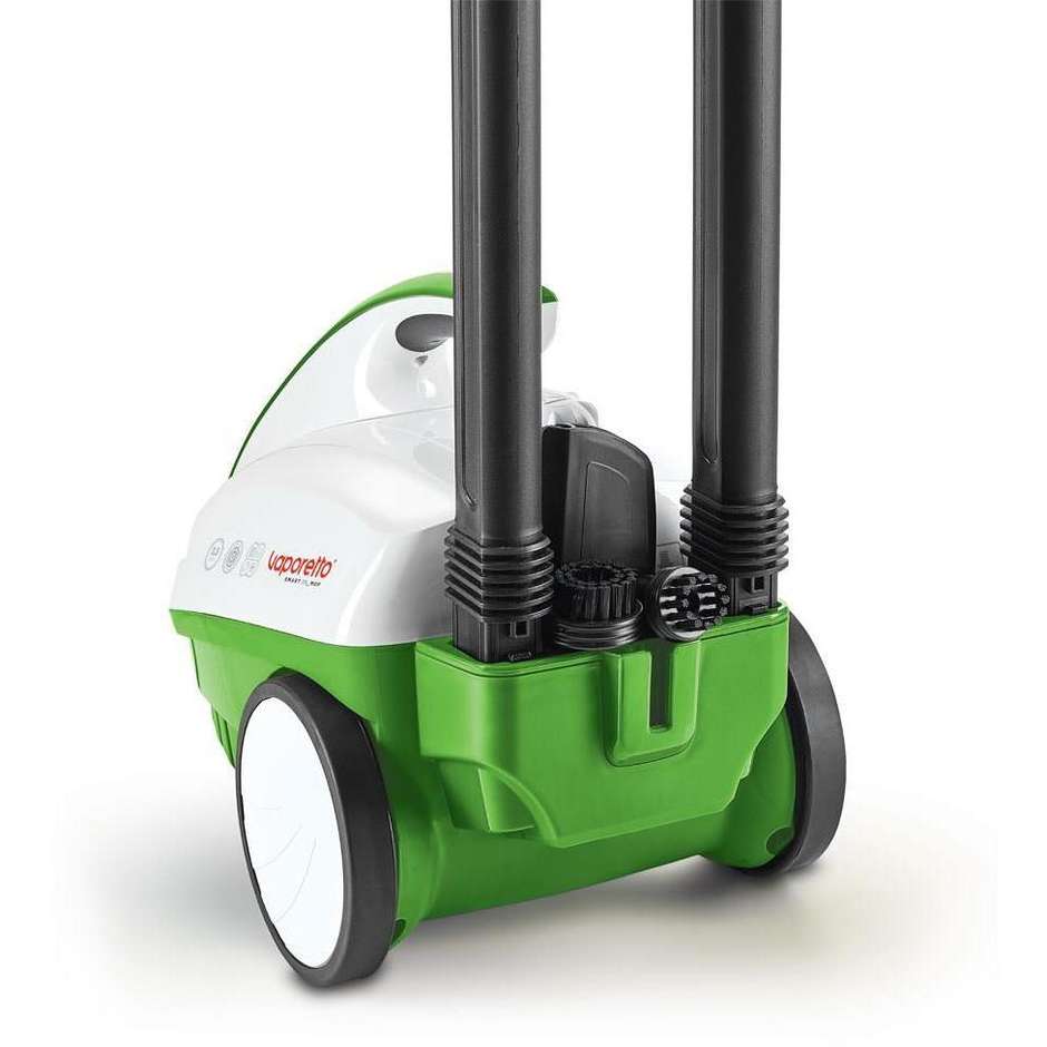 Polti Vaporetto Smart 35_Mop Pulitore a vapore con caldaia 1800 watt colore verde e bianco