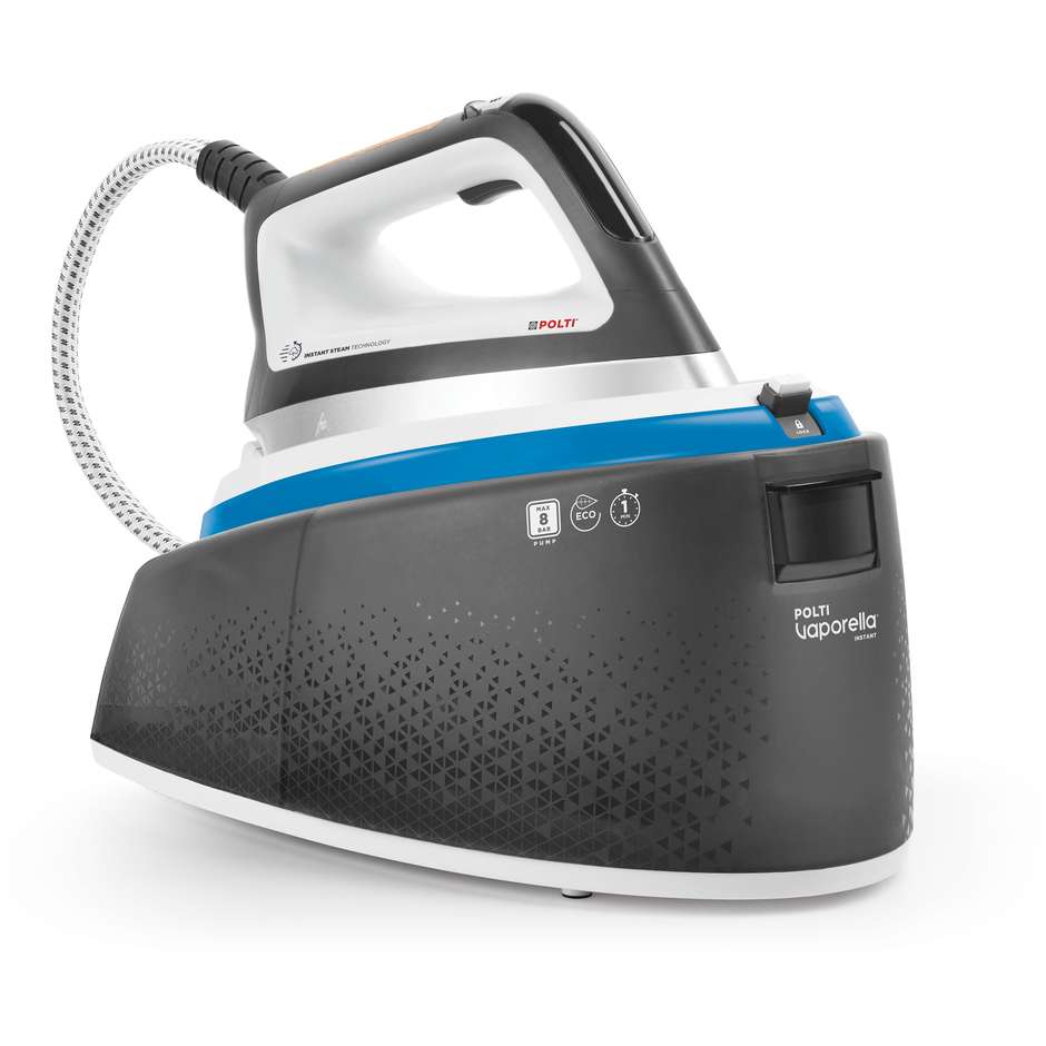 Polti VI50.40 Ferro da Stiro con Caldaia Potenza 2400 w Colore Bianco e Celeste