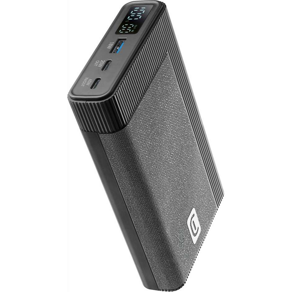 powerbank 20000 pd65w nero
