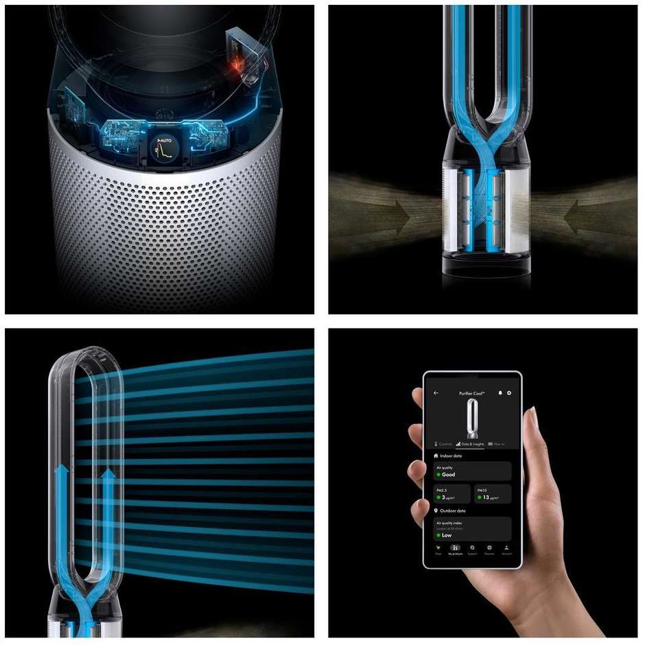 purificatore ventilatore torre tc1 tecnologia air