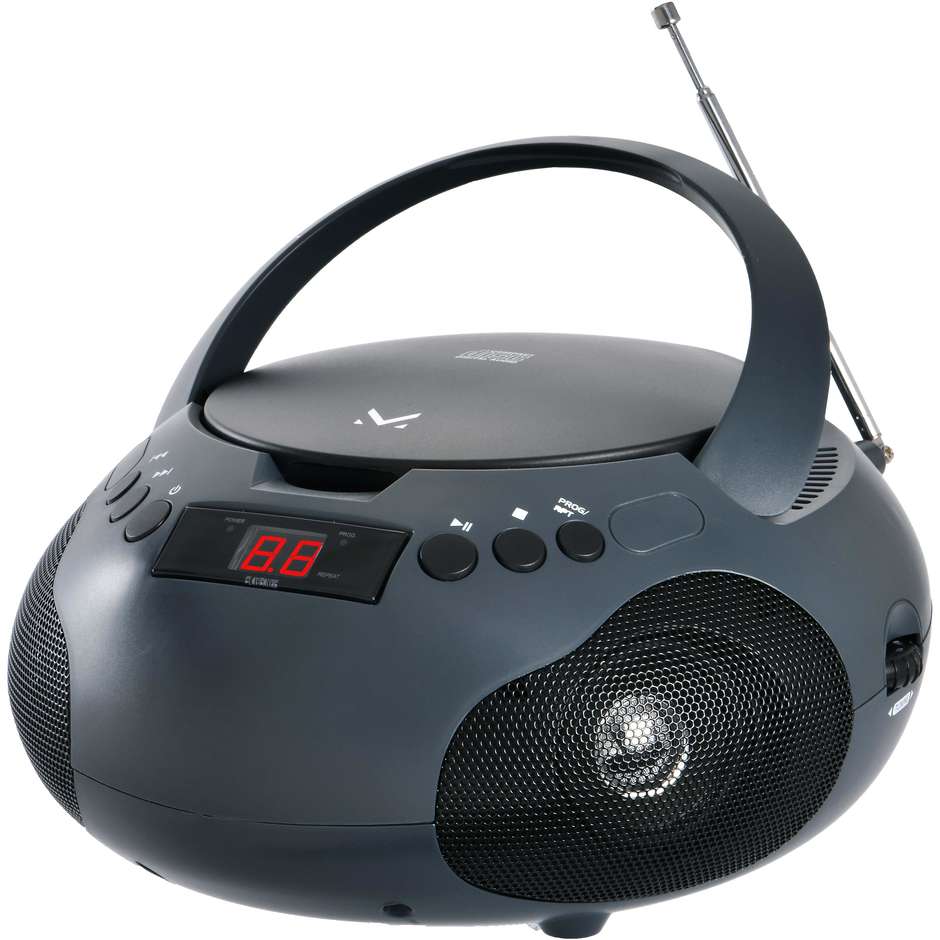 radioregistratore fm c/cd mp3 usb black