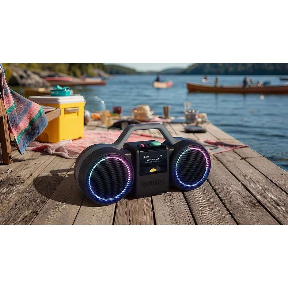 radioregistratore the roller bt black
