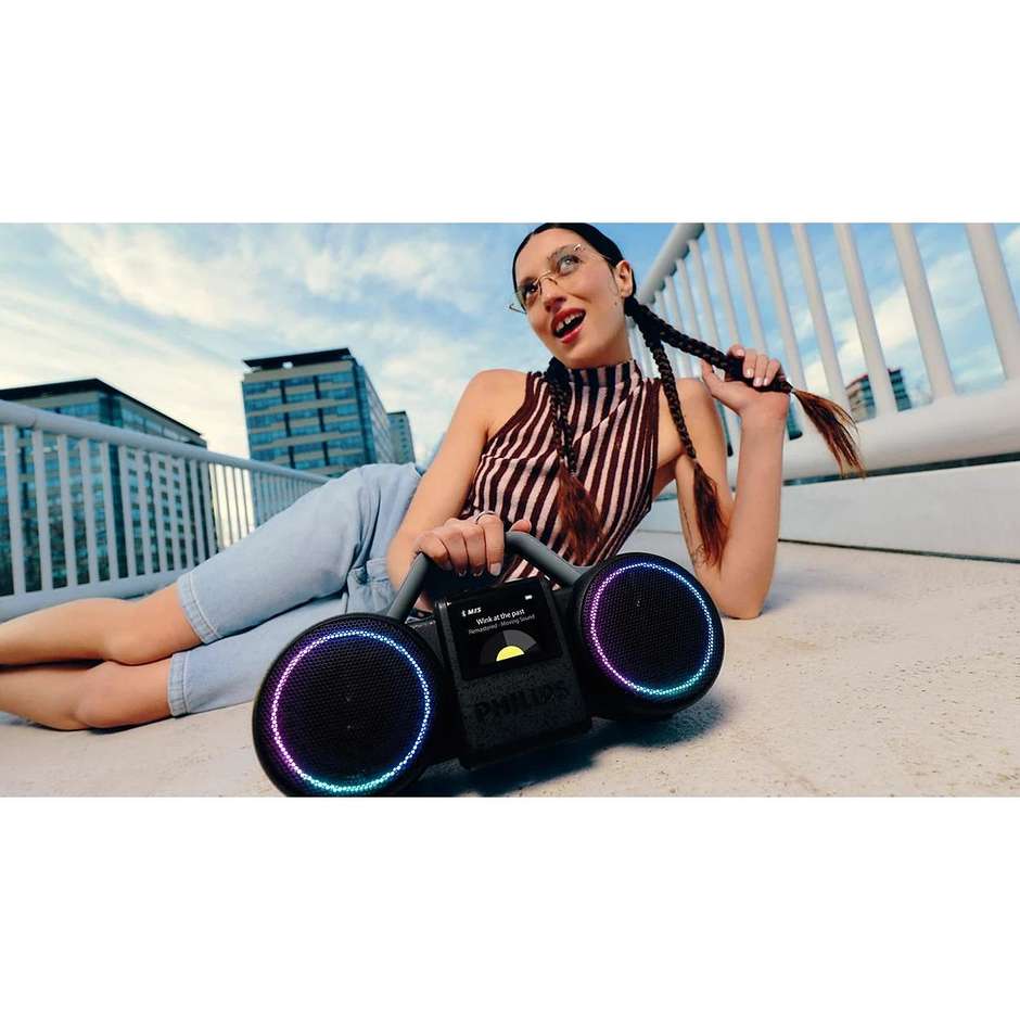 radioregistratore the roller bt black