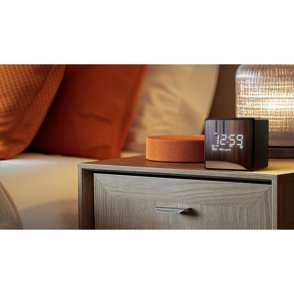 radiosveglia dab cube black type c