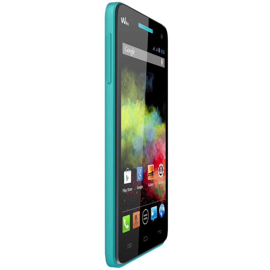 rainbow wiko smartphone display 5" ram1gb 4gb 8mp dual sim ips turchese