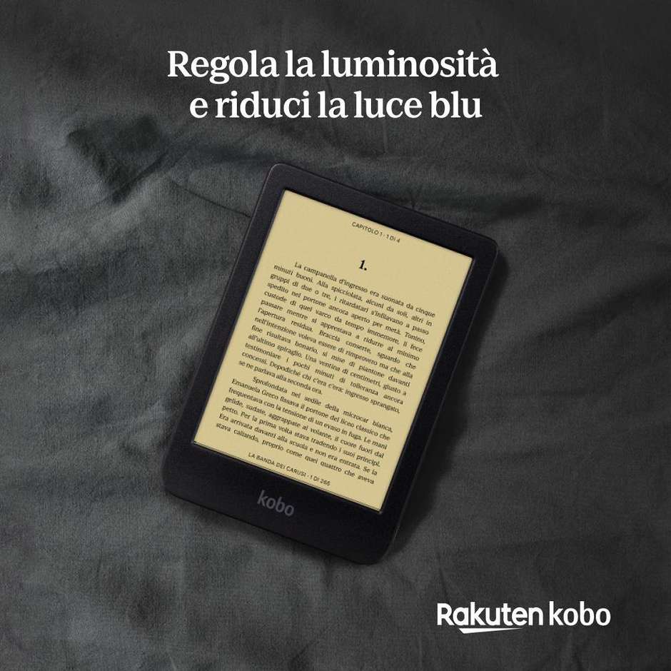 Rakuten Kobo Clara BW lettore e-book 6" Touch screen Memoria 16 GB Wi-Fi Colore Nero