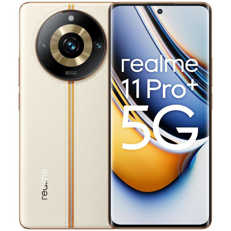 Realme 11 Pro+ Smartphone 5G 6.7" Ram 12 GB Memoria 512 GB Android 13  Colore Beige