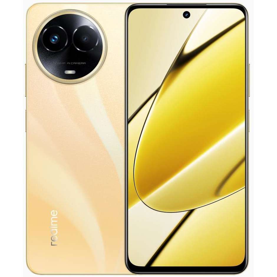 Realme 11 Smartphone 5G 6.72" Ram 8 Gb Memoria 256 Gb Android 13 Colore Oro
