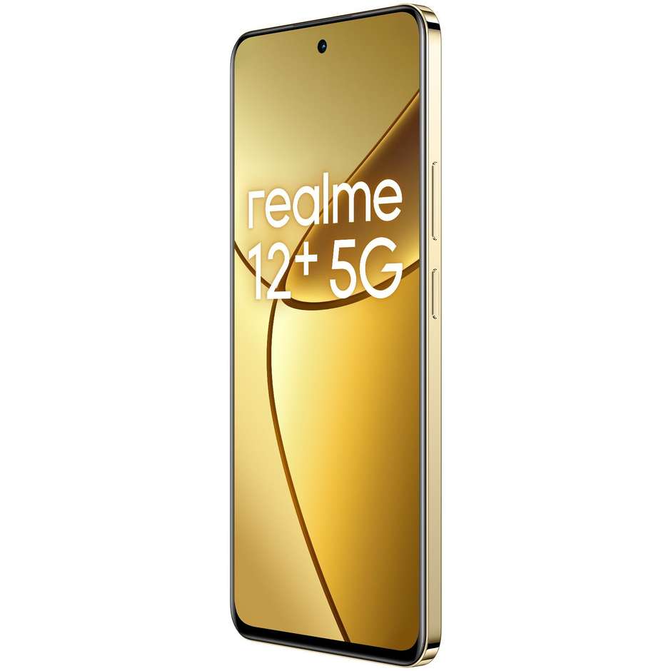 Realme 12+ 5G Smartphone 6,67" Ram 12 Gb Memoria 512 Gb Android colore beige