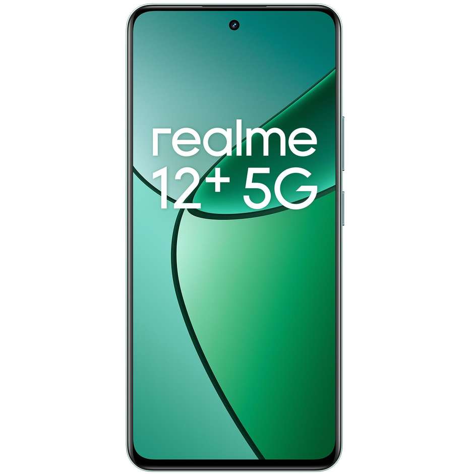 Realme 12+ 5G Smartphone 6,67" Ram 12 Gb Memoria 512 Gb Android colore verde