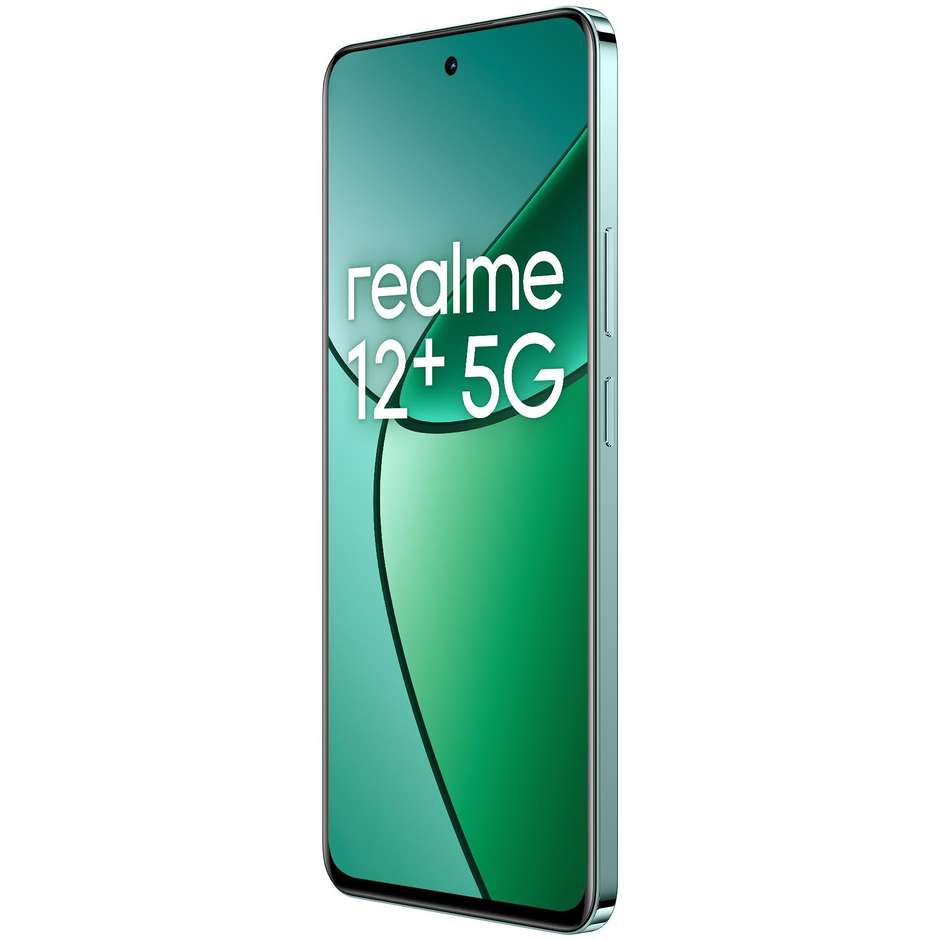 Realme 12+ 5G Smartphone 6,67" Ram 12 Gb Memoria 512 Gb Android colore verde