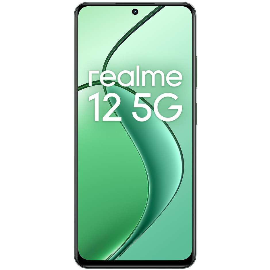 Realme 12 5G Smartphone 6,72" Ram 8 Gb Memoria 256 Gb Android colore verde