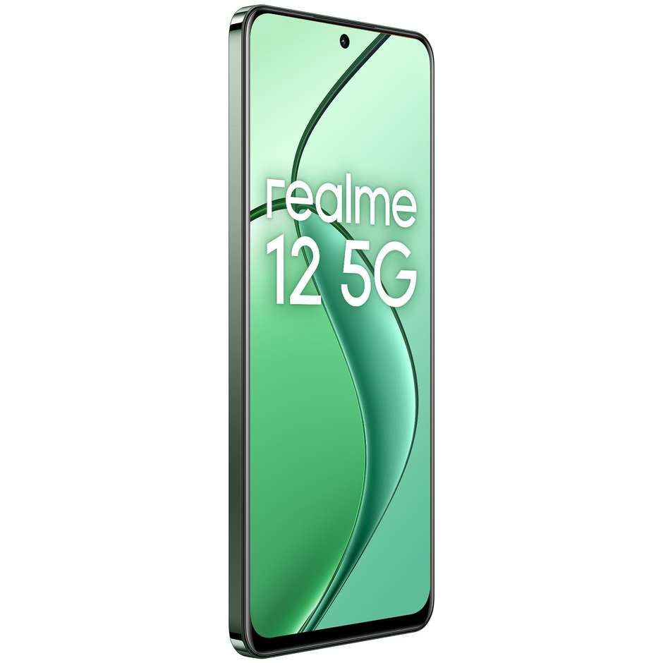 Realme 12 5G Smartphone 6,72" Ram 8 Gb Memoria 256 Gb Android colore verde