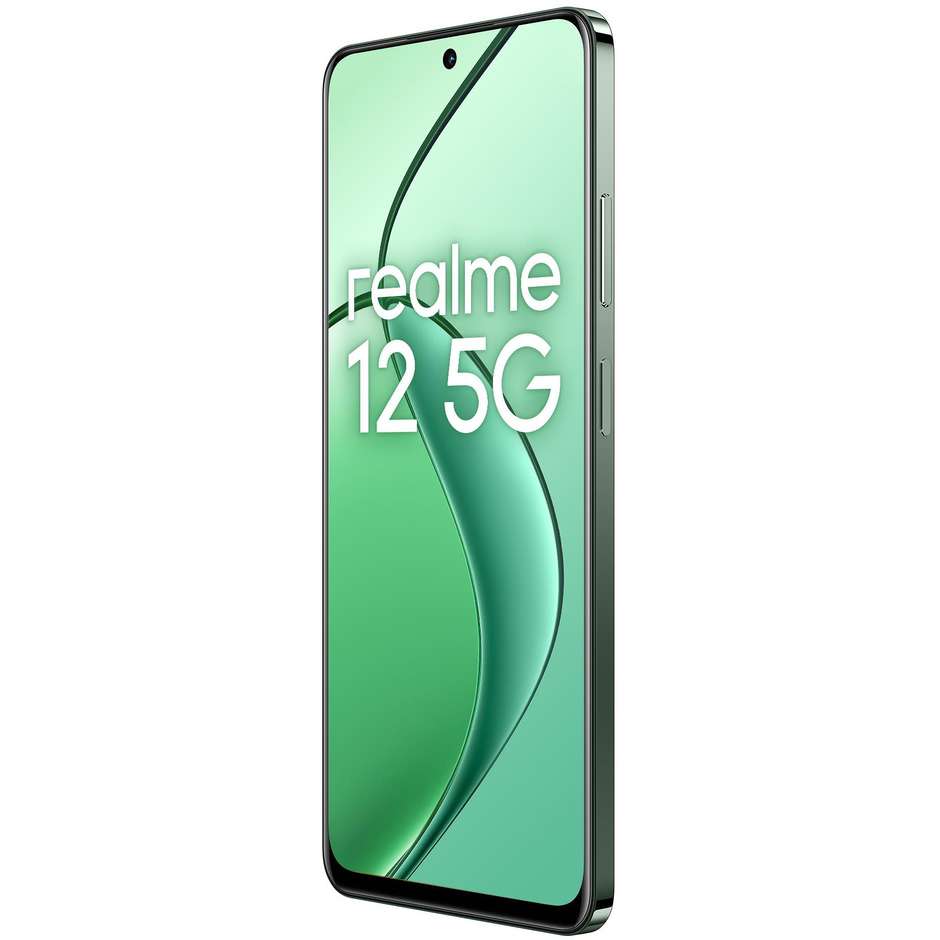 Realme 12 5G Smartphone 6,72" Ram 8 Gb Memoria 256 Gb Android colore verde