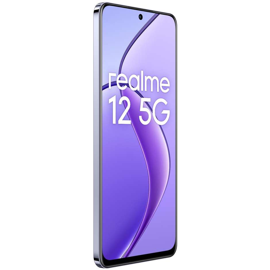 Realme 12 5G Smartphone 6,72" Ram 8 Gb Memoria 256 Gb Android colore viola